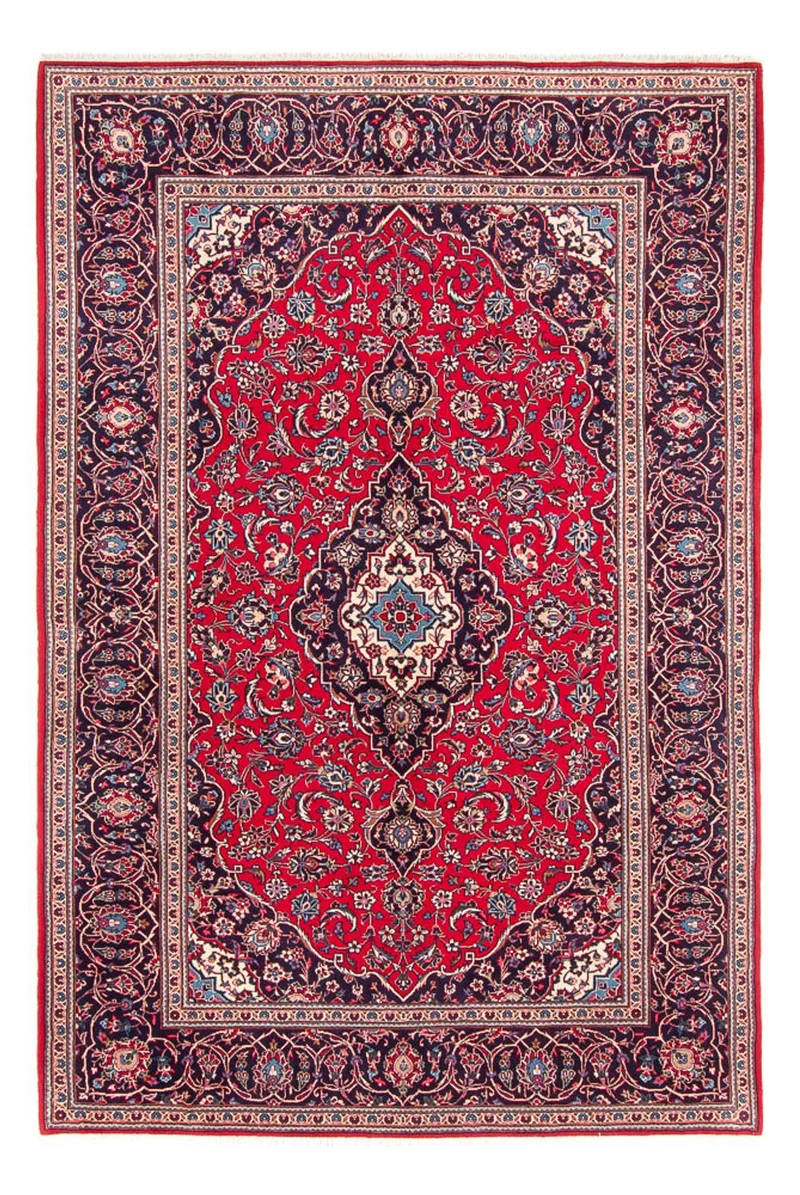 Perserteppich - Keshan - 197 x 297 cm - rot