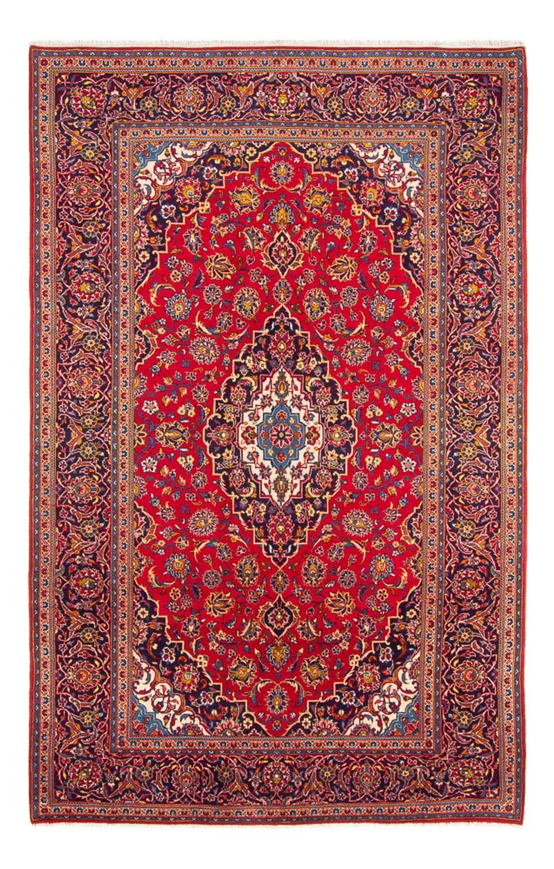 Perserteppich - Keshan - 194 x 294 cm - rot