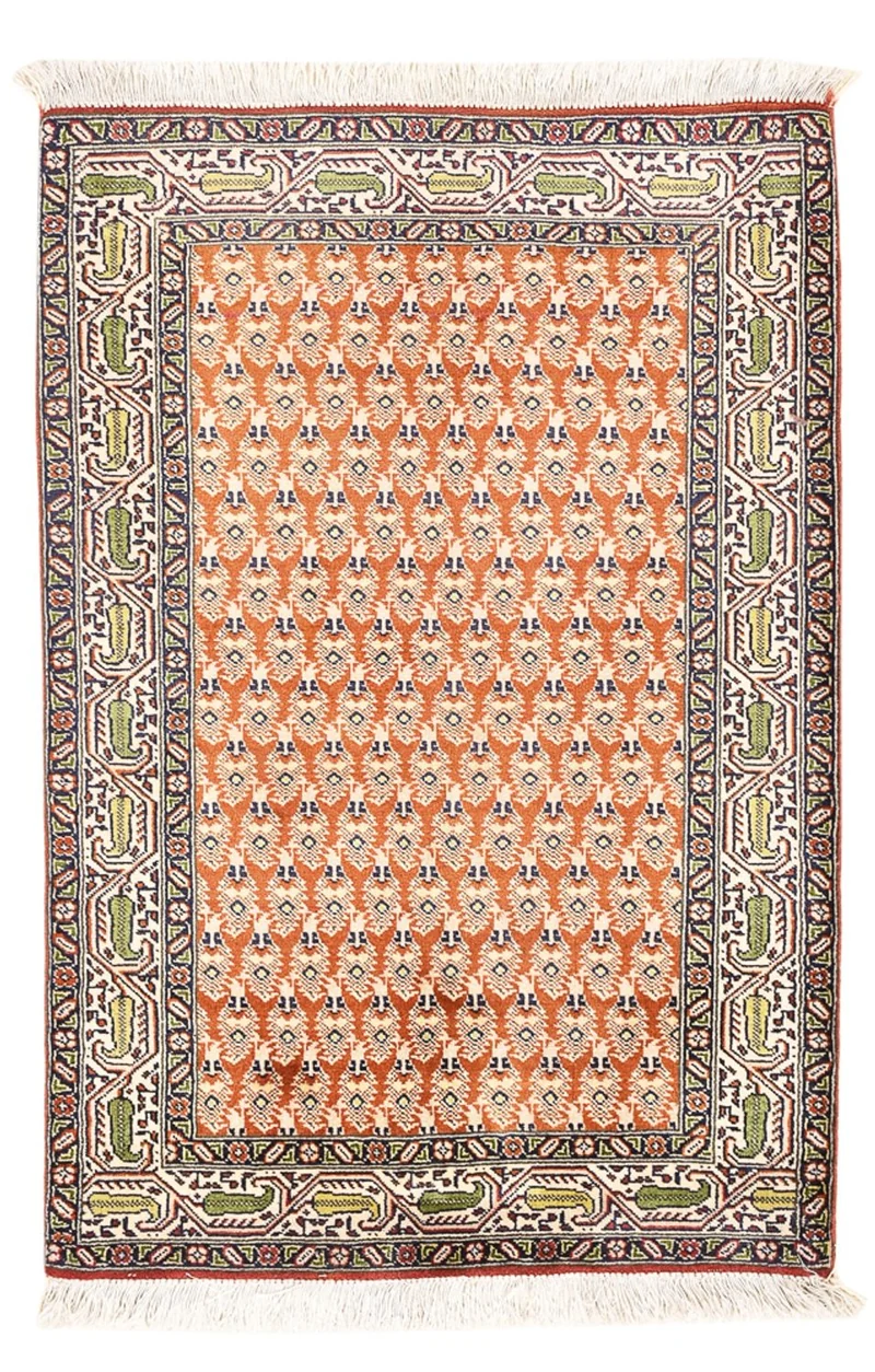 Täbriz - 50 Raj Teppich 63x97cm - Perserteppich