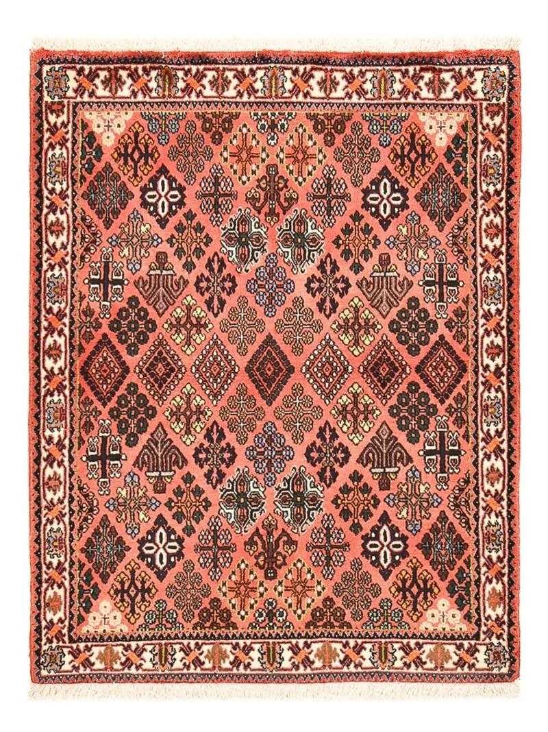 Perserteppich - Nomadic - 112 x 150 cm - hellrot