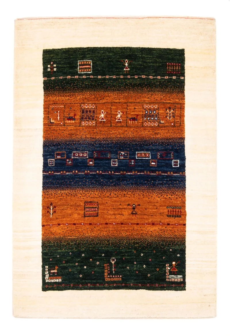 Loribaft Teppich Perser 88x129cm - Orientteppich