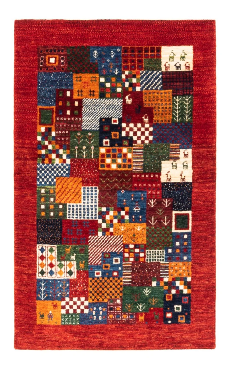 Gabbeh Teppich - Loribaft Perser - Royal - 86 x 132 cm - mehrfarbig