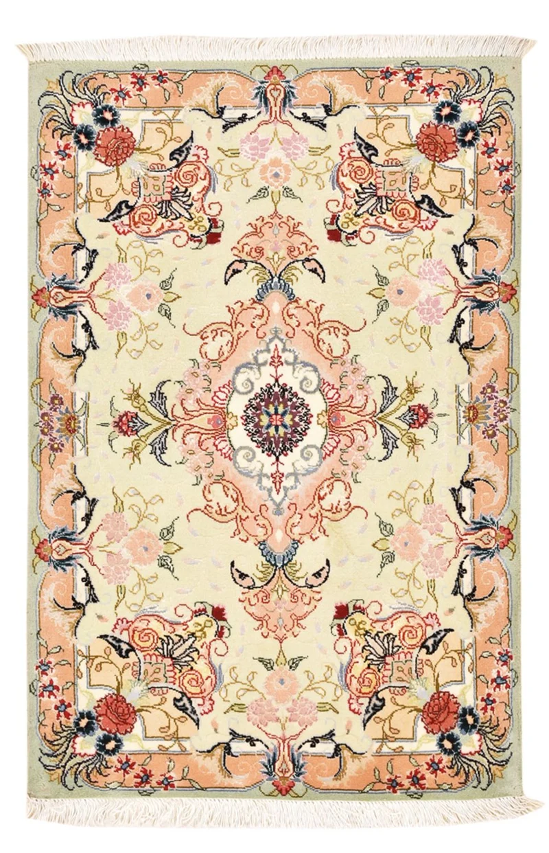 Täbriz - 50 Raj Teppich 60x90cm - Perserteppich