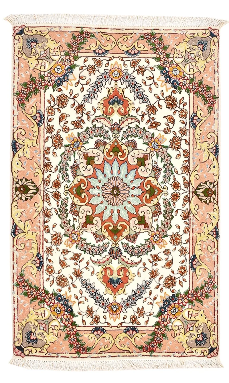 Täbriz - 50 Raj Teppich 60x90cm - Perserteppich