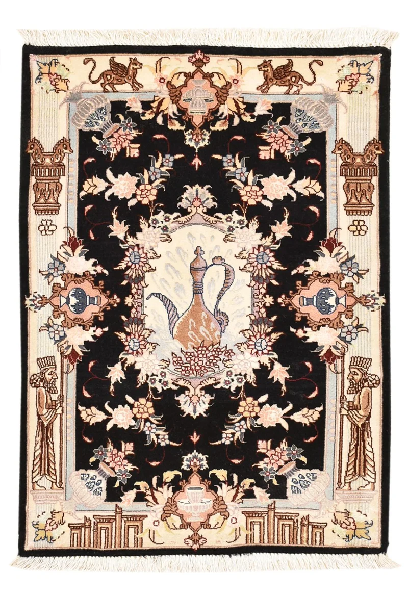 Täbriz - 50 Raj Teppich 60x90cm - Perserteppich