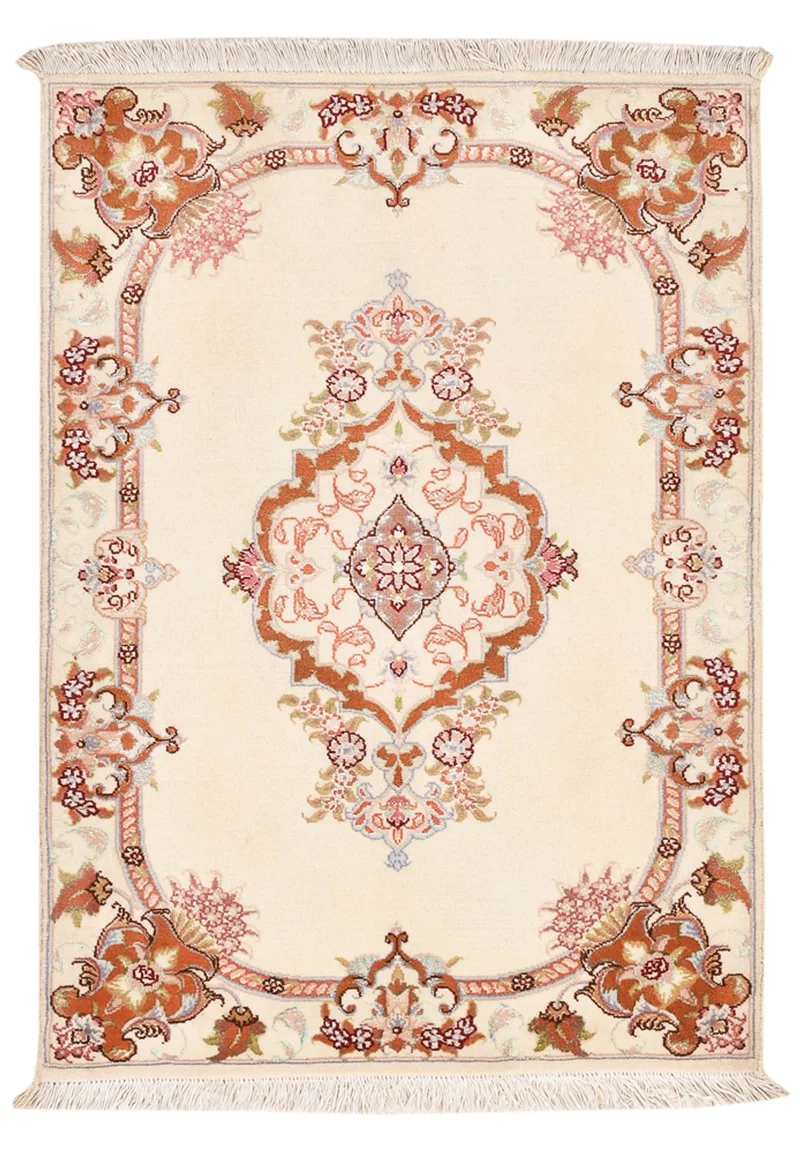 Täbriz - 50 Raj Teppich 60x90cm - Perserteppich
