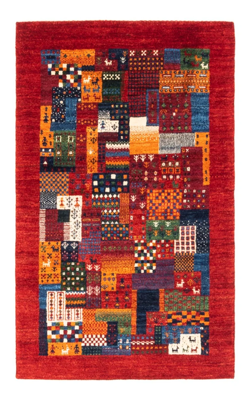 Gabbeh Teppich - Loribaft Perser - Royal - 83 x 130 cm - mehrfarbig