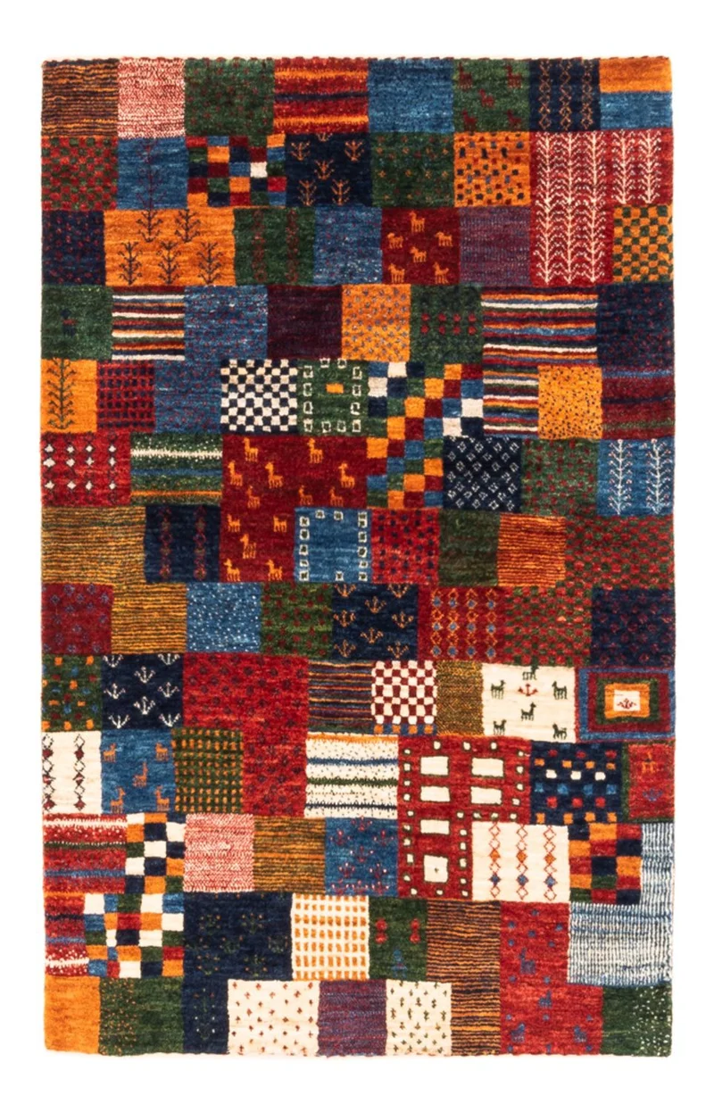 Gabbeh Teppich - Loribaft Perser - Royal - 84 x 128 cm - mehrfarbig