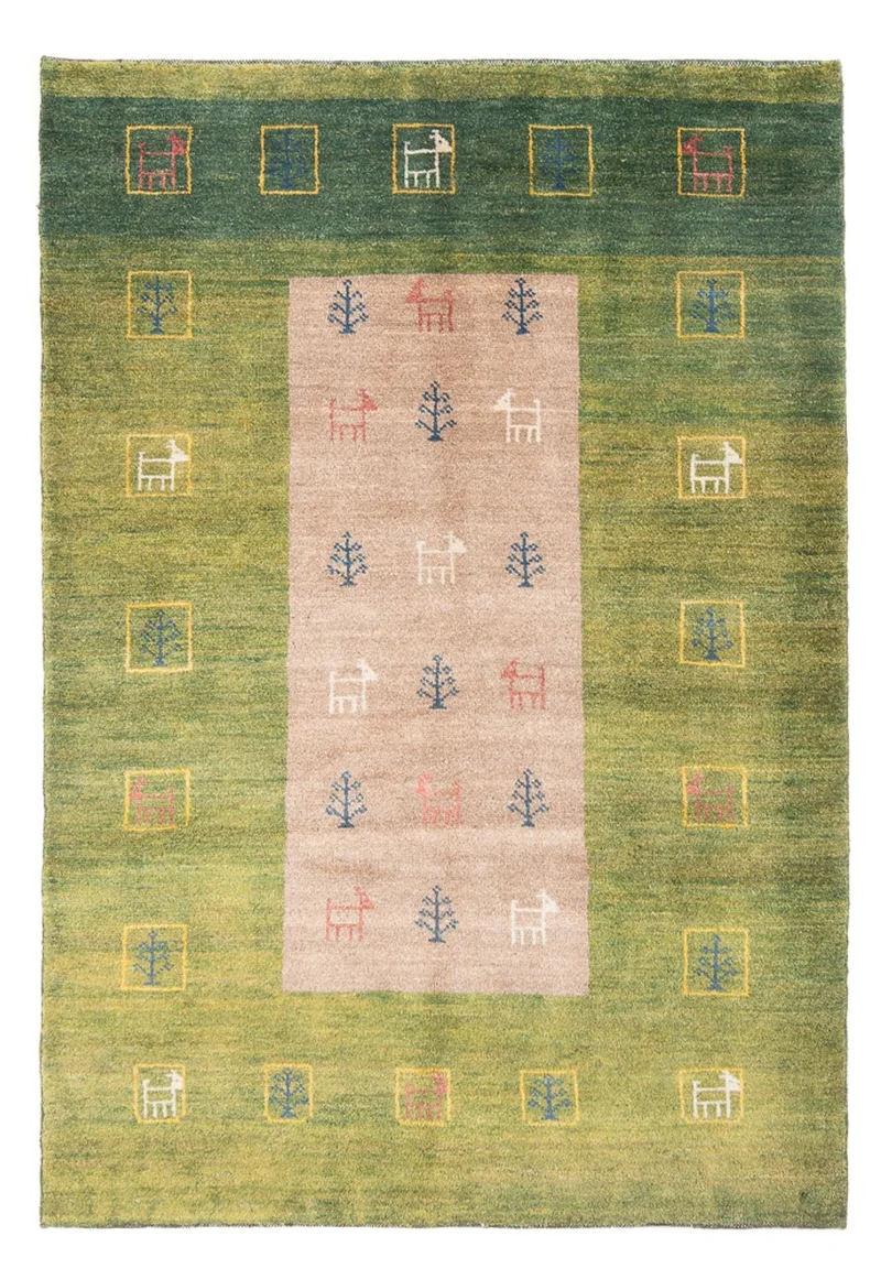 Gabbeh Persisch Teppich 119x190cm - Perserteppich Wollteppich