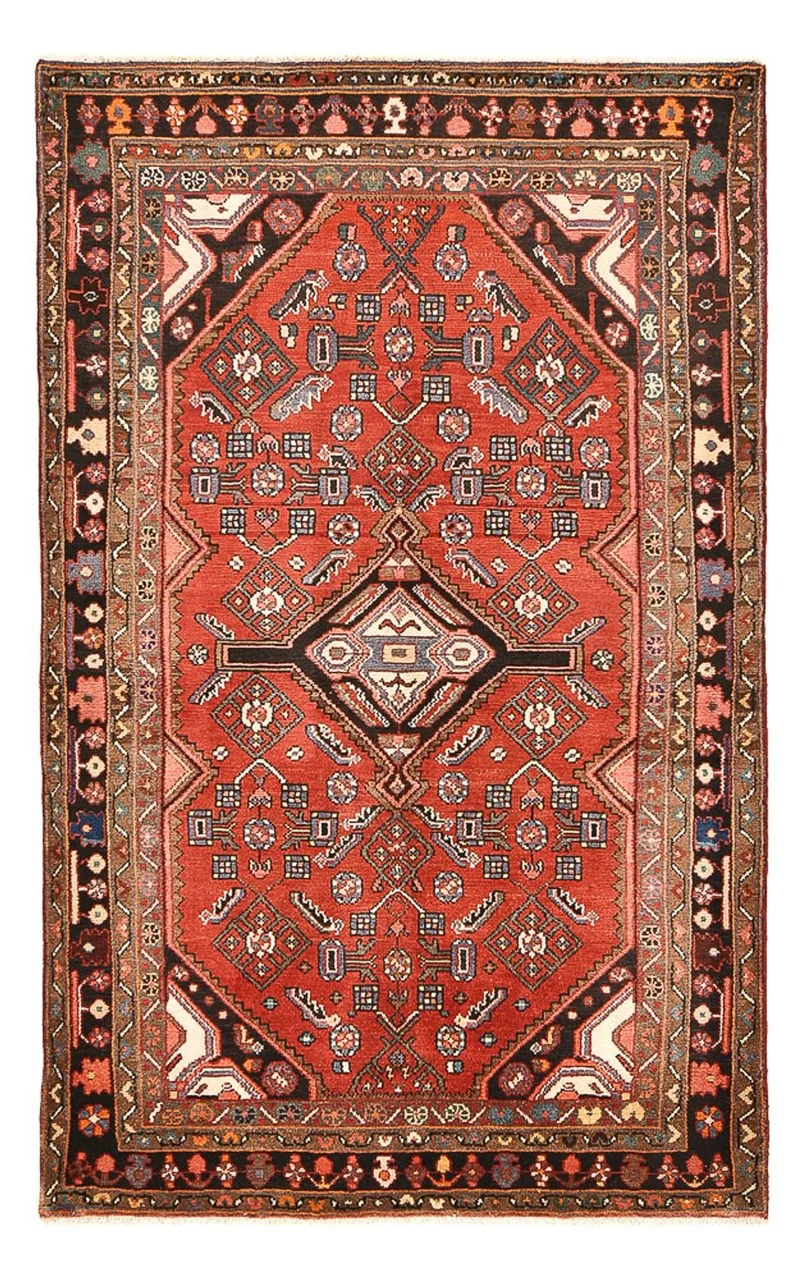 Perserteppich - Nomadic - 140 x 225 cm - rot