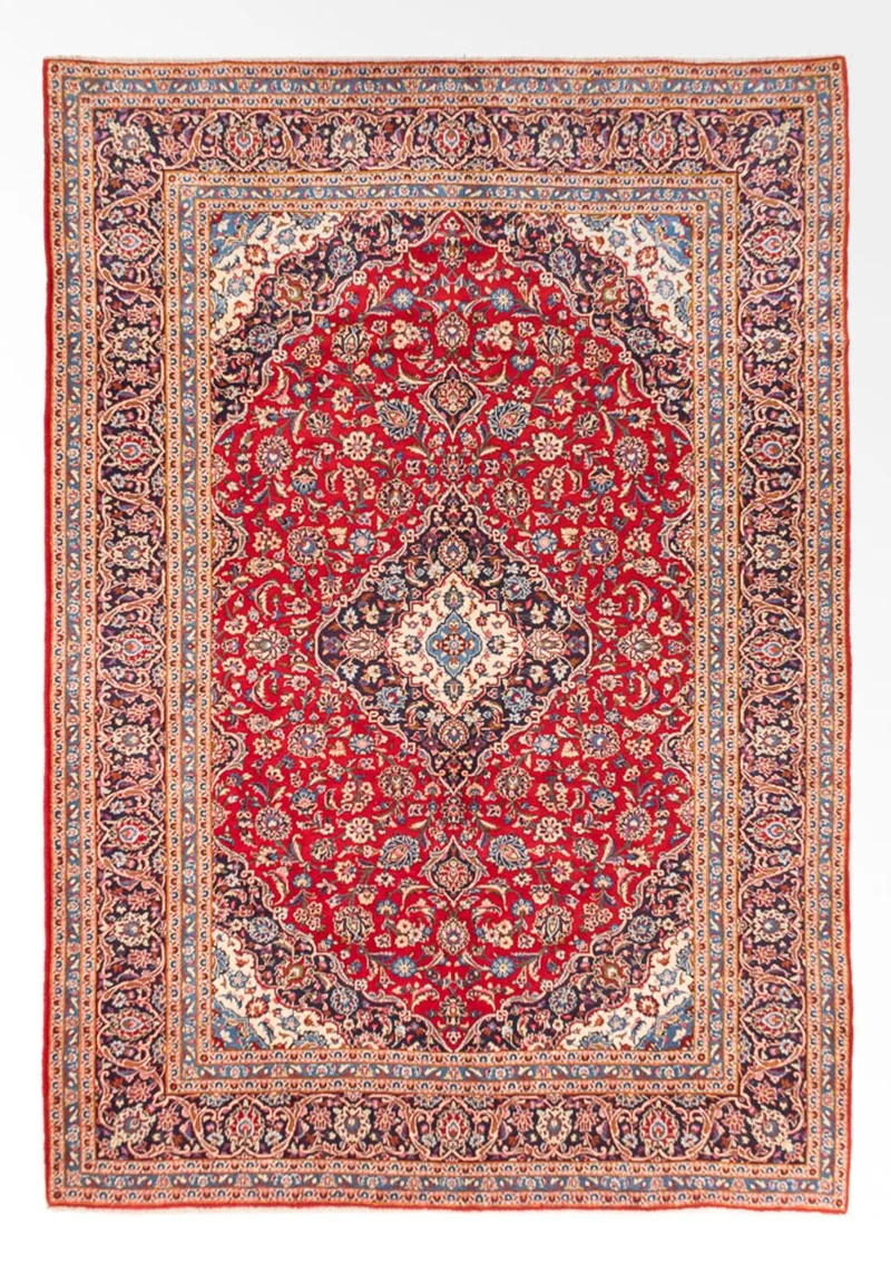 Perserteppich - Keshan - 250 x 350 cm - rot