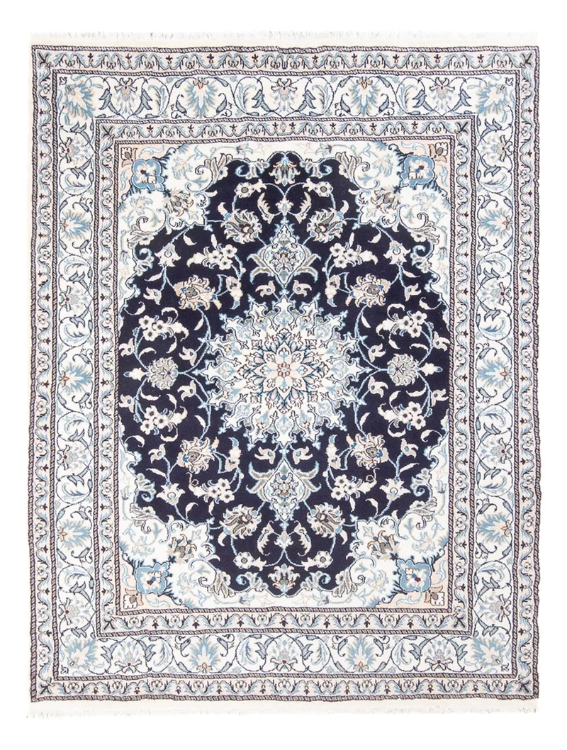 Perserteppich - Nain - Royal - 147 x 198 cm - dunkelblau