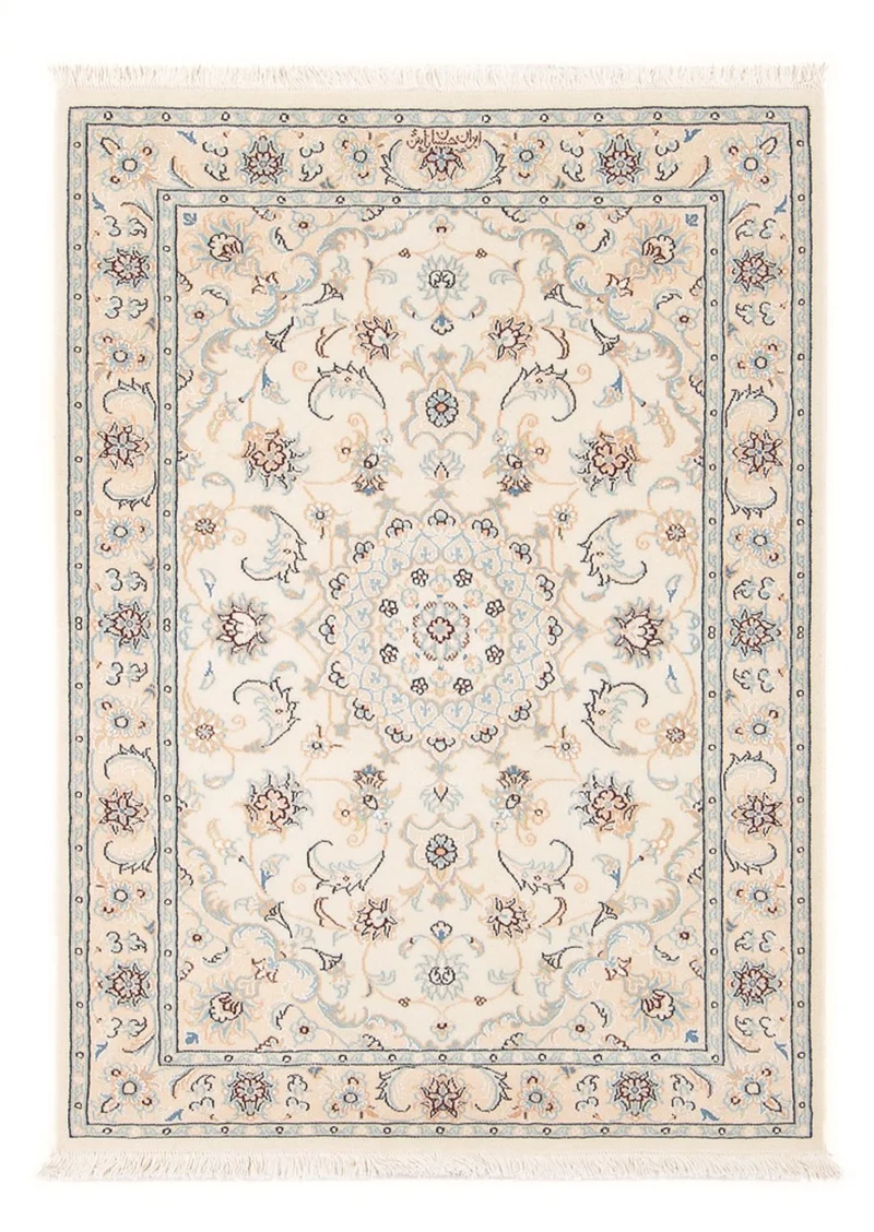 Perserteppich - Nain - Premium - 82 x 118 cm - creme