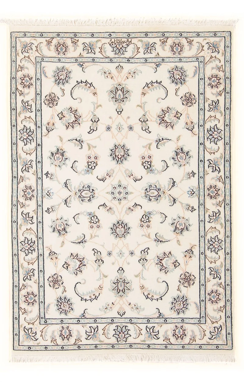 Perserteppich - Nain - Premium - 80 x 120 cm - creme