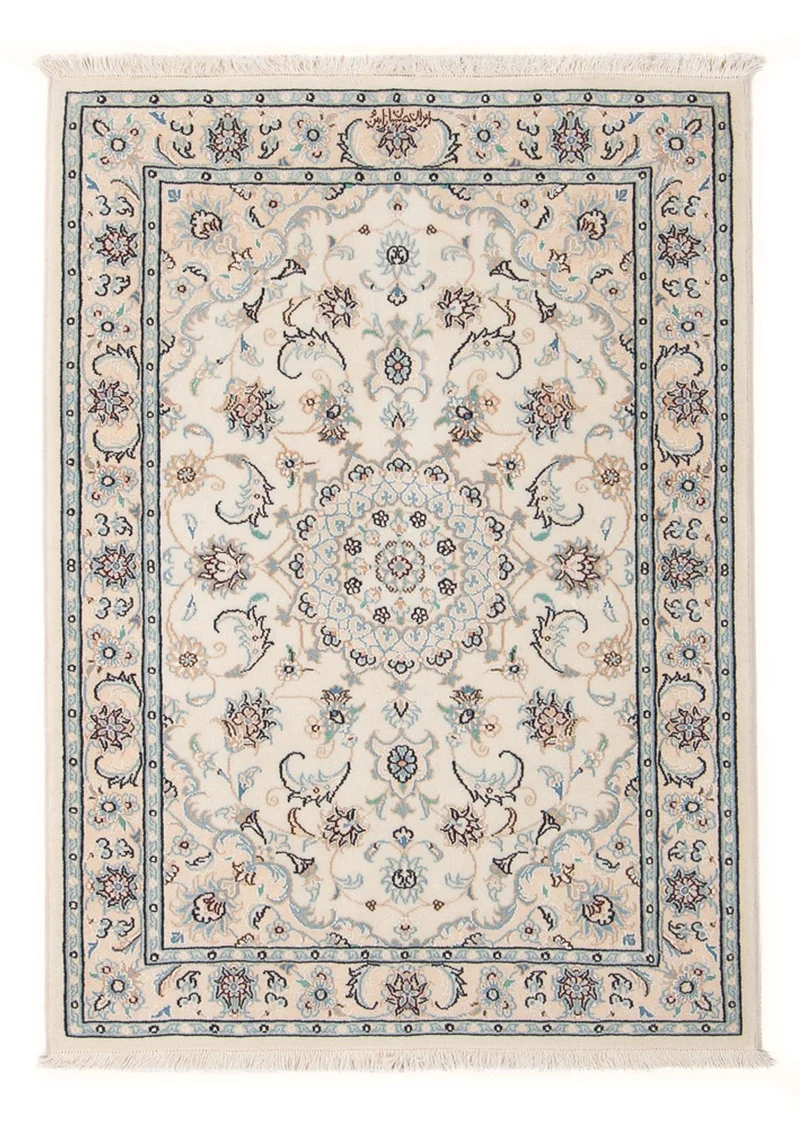 Perserteppich - Nain - Premium - 80 x 120 cm - creme