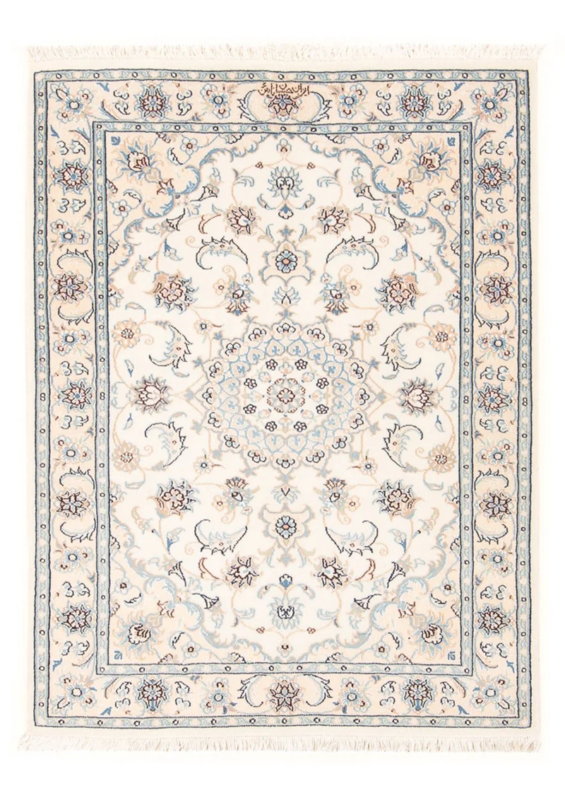 Perserteppich - Nain - Premium - 80 x 117 cm - creme