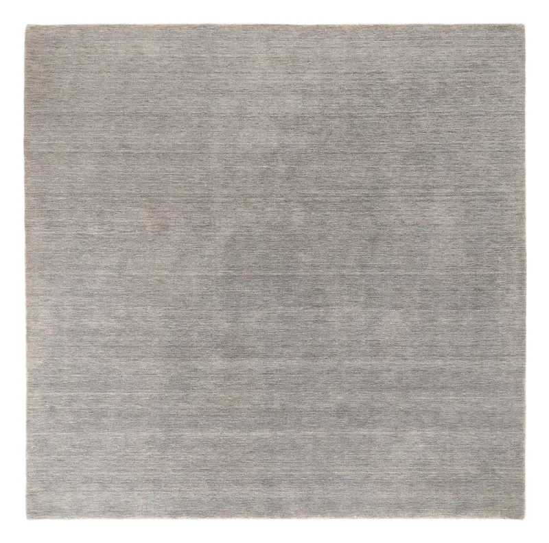 Gabbeh Teppich - Loribaft Indus quadratisch - 250 x 250 cm - hellgrau