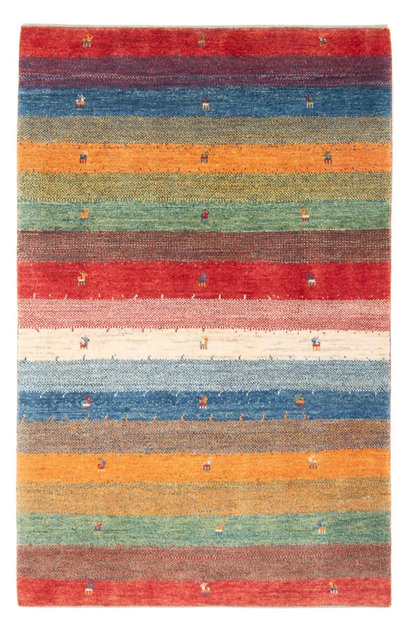 Gabbeh Persisch Teppich 120x180cm - Perserteppich Wollteppich