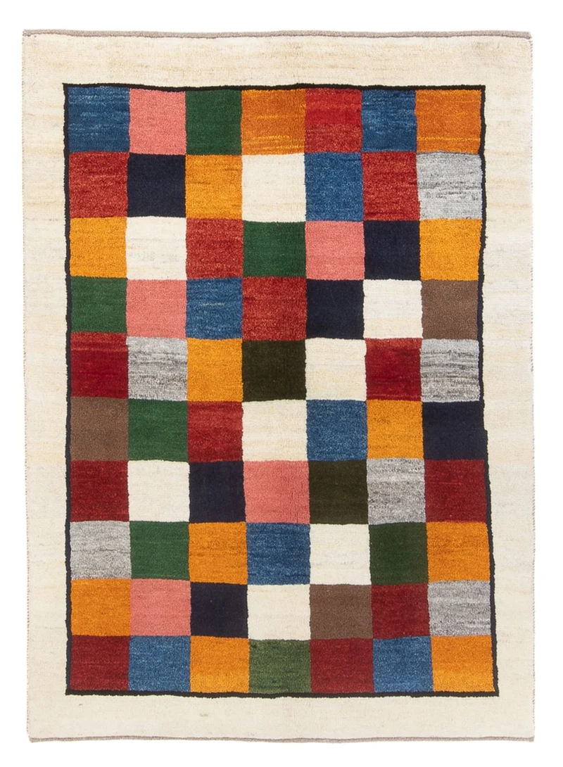 Gabbeh Teppich - Perser - 121 x 167 cm - mehrfarbig