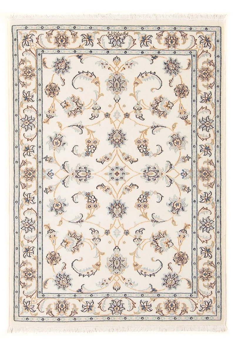 Perserteppich - Nain - Premium - 80 x 118 cm - creme