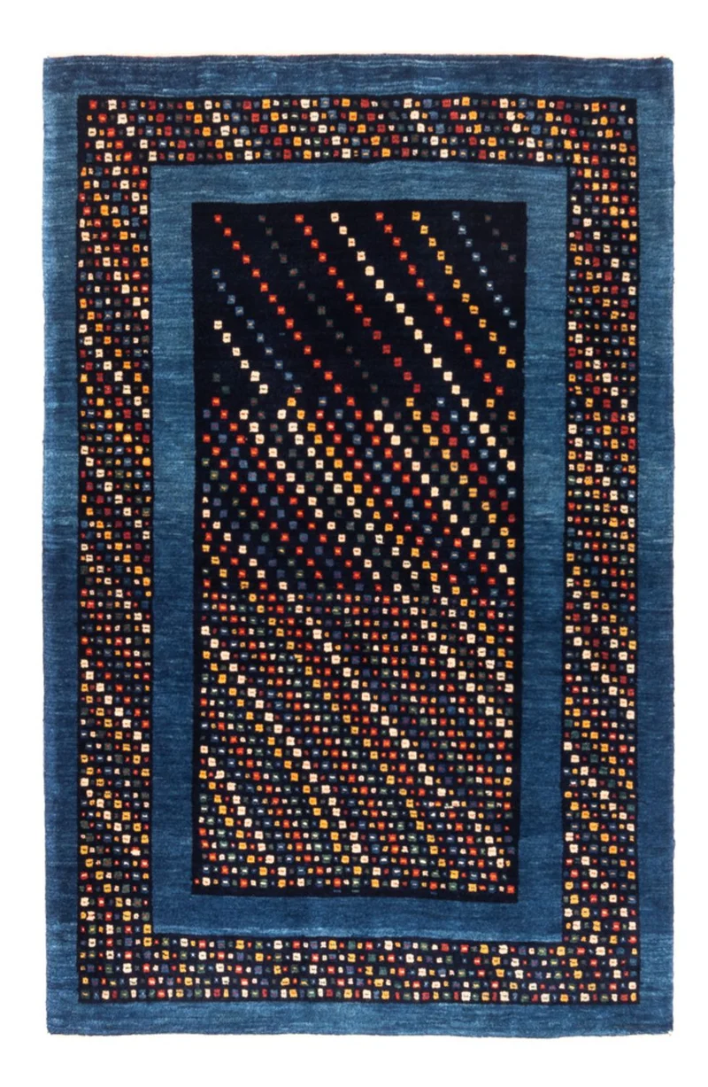 Gabbeh Persisch Teppich 100x150cm - Perserteppich Wollteppich