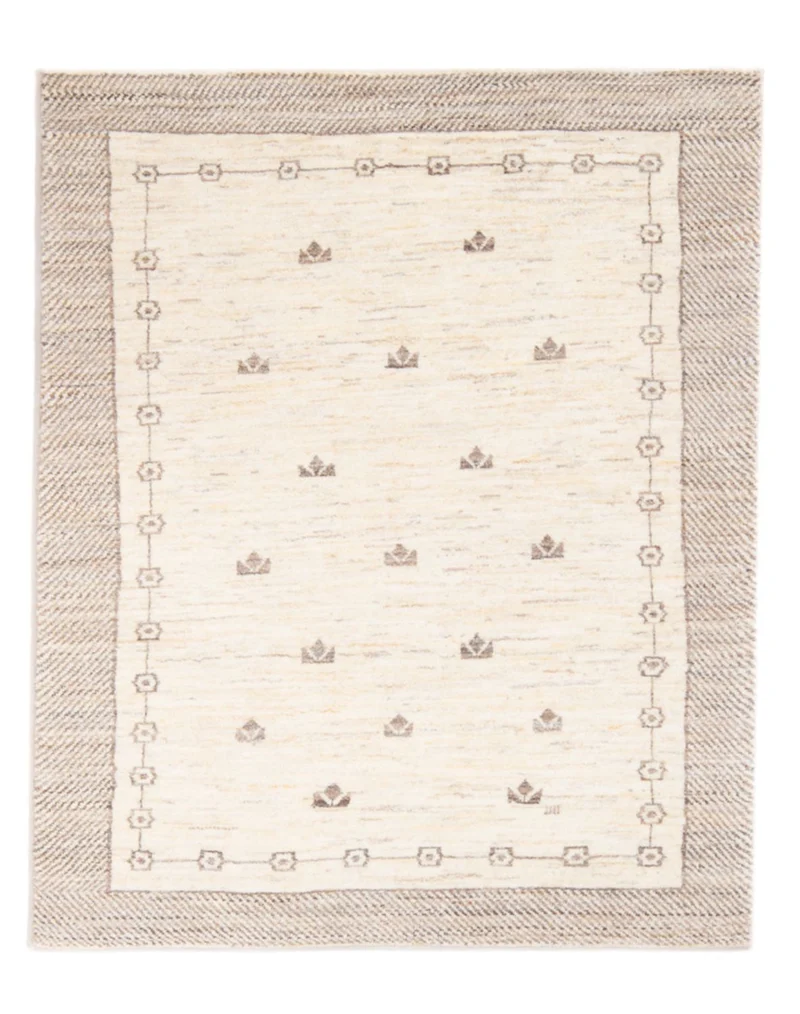 Gabbeh Persisch Teppich 96x145cm - Perserteppich Wollteppich
