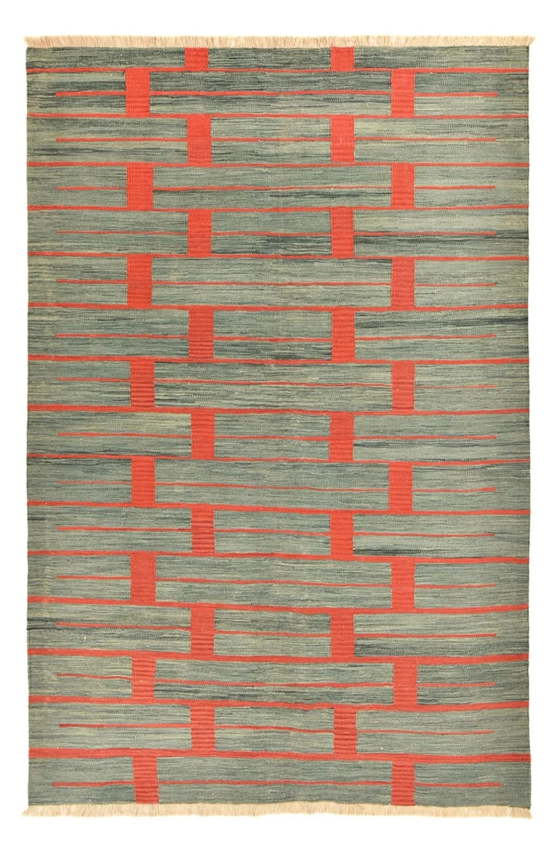 Kelim Teppich - Trendy - 193 x 291 cm - mehrfarbig