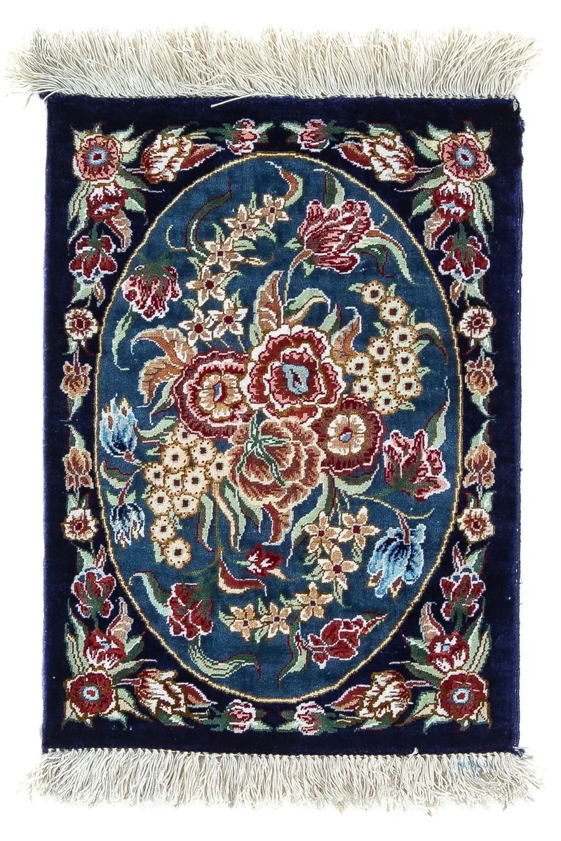 Ghom - Seide Teppich 28x40cm - Perserteppich