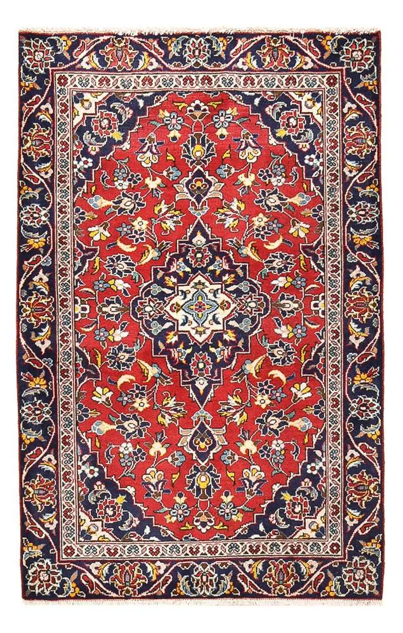 Perserteppich - Keshan - 90 x 142 cm - rot