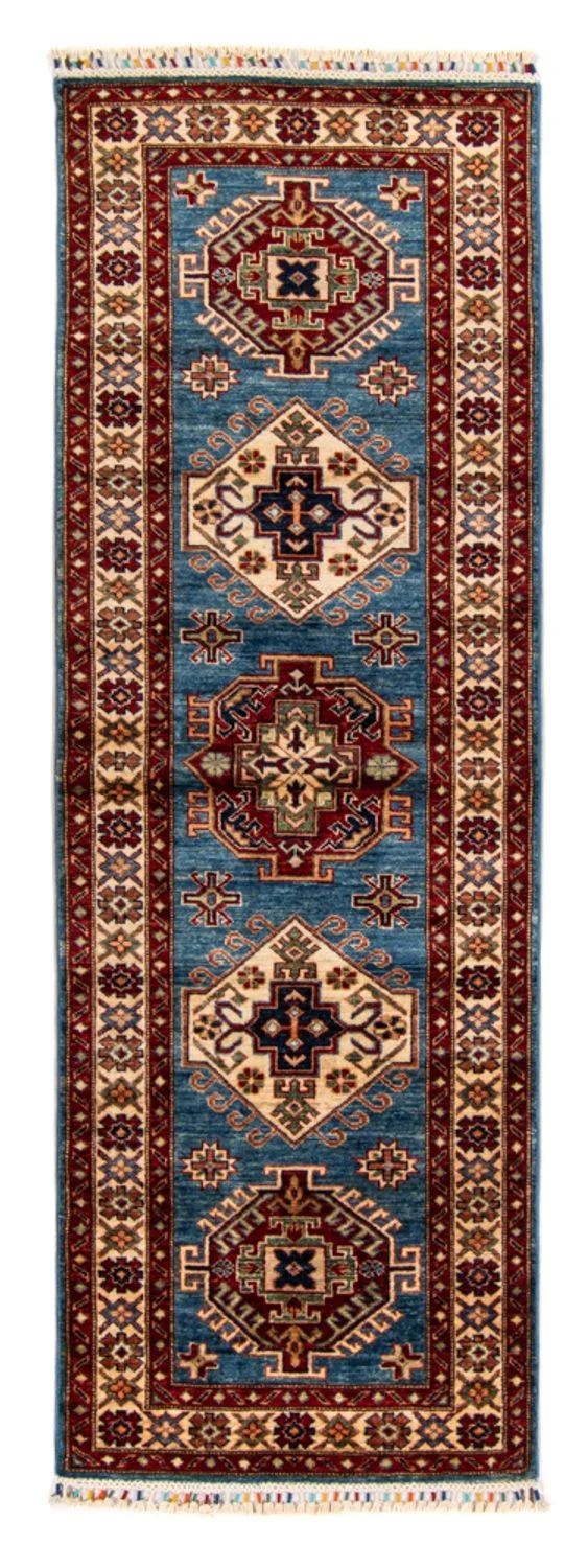 Läufer Ziegler - Kazak - 77 x 216 cm - türkis