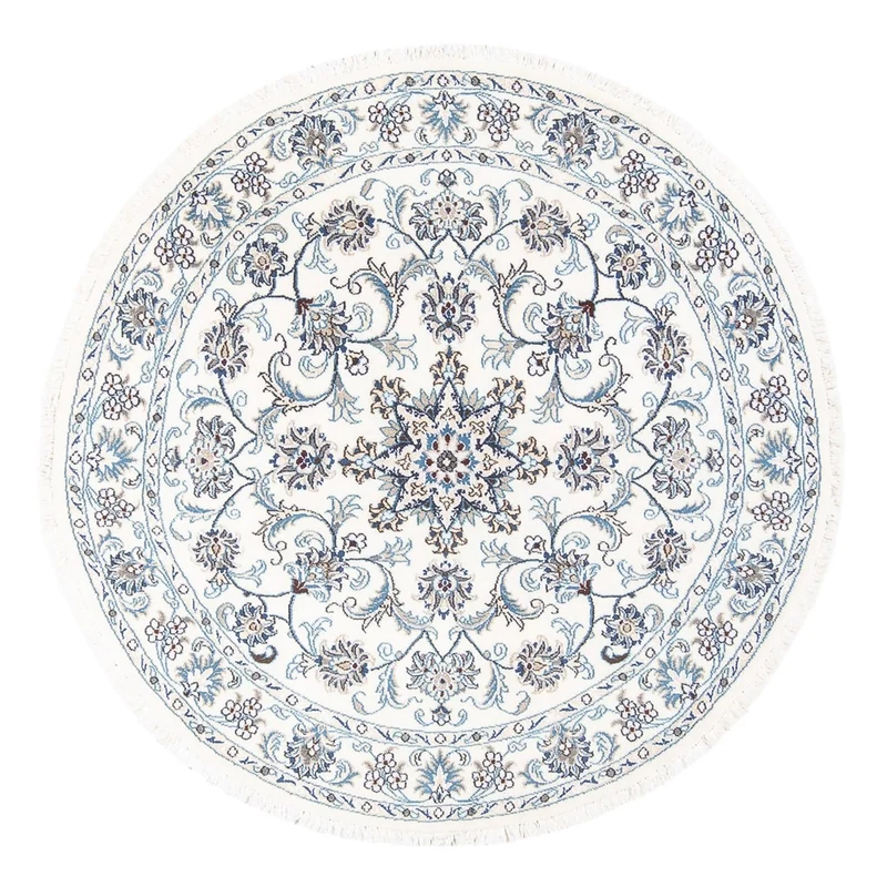 Perserteppich - Nain rund - 150 x 150 cm - creme
