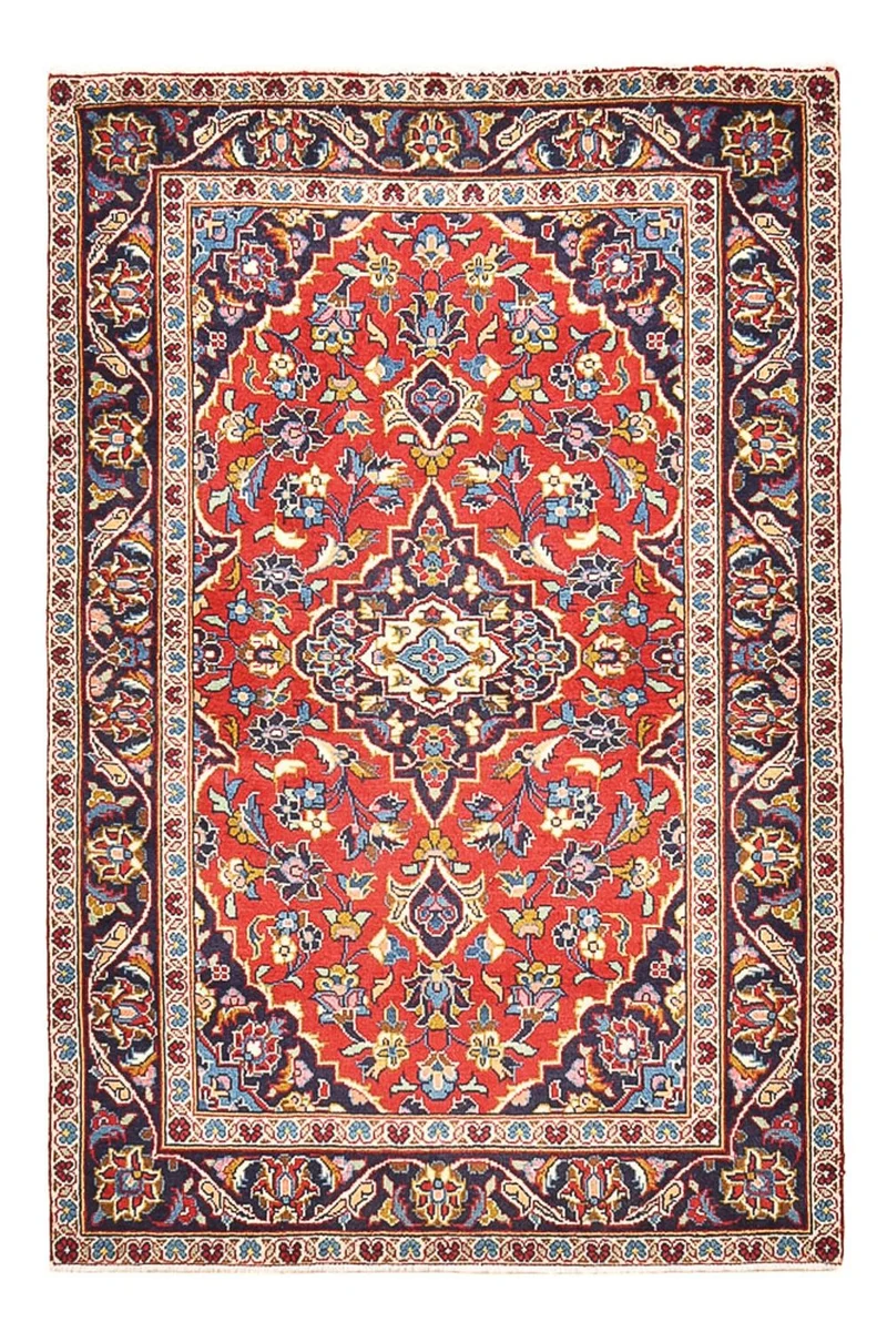 Perserteppich - Keshan - 97 x 147 cm - rot