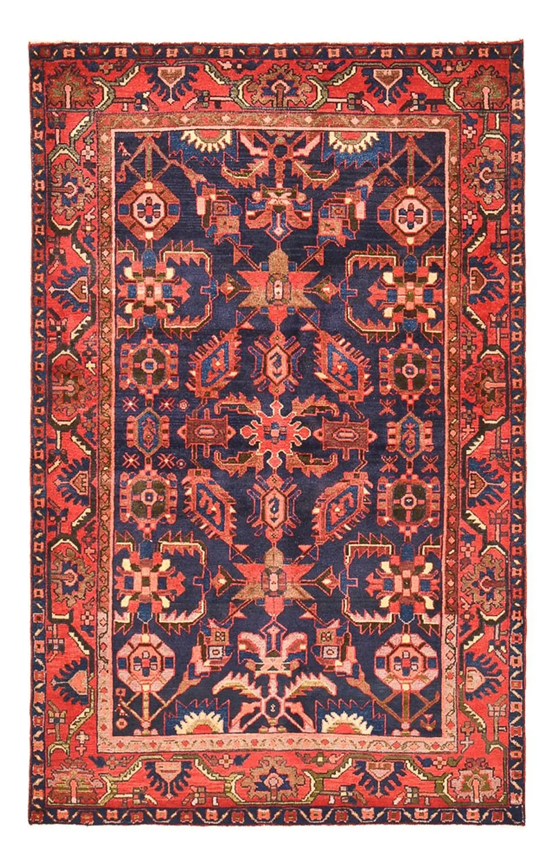 Perserteppich - Nomadic - 132 x 211 cm - mehrfarbig
