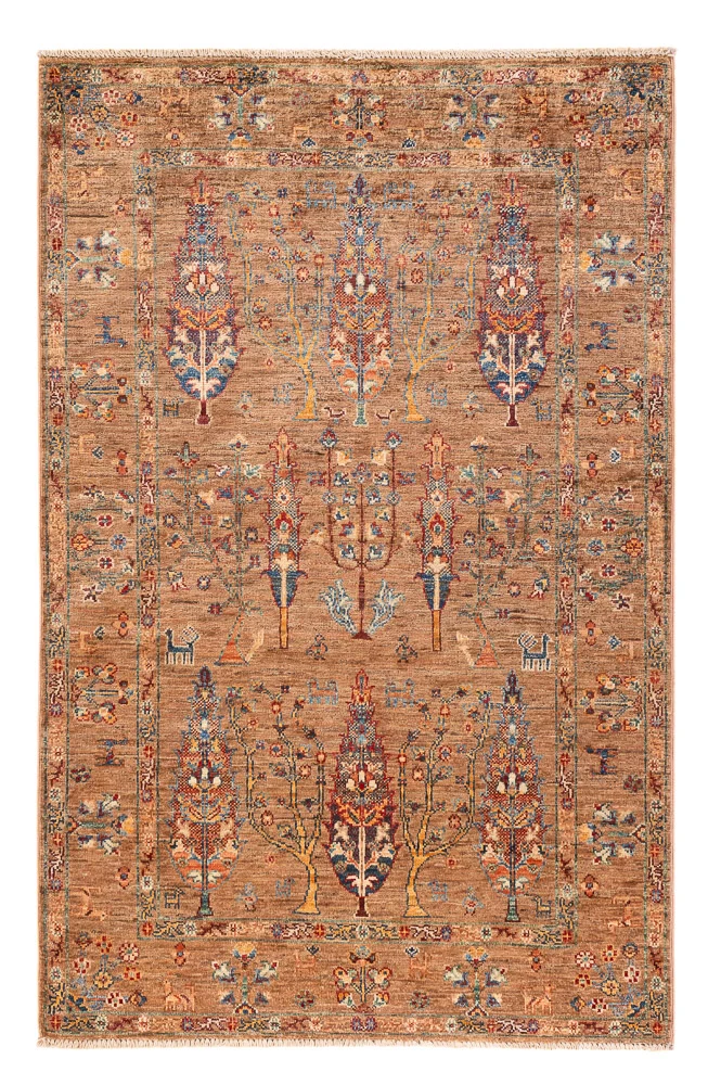 Ziegler Teppich - Ariana - 100 x 149 cm - dunkelbeige