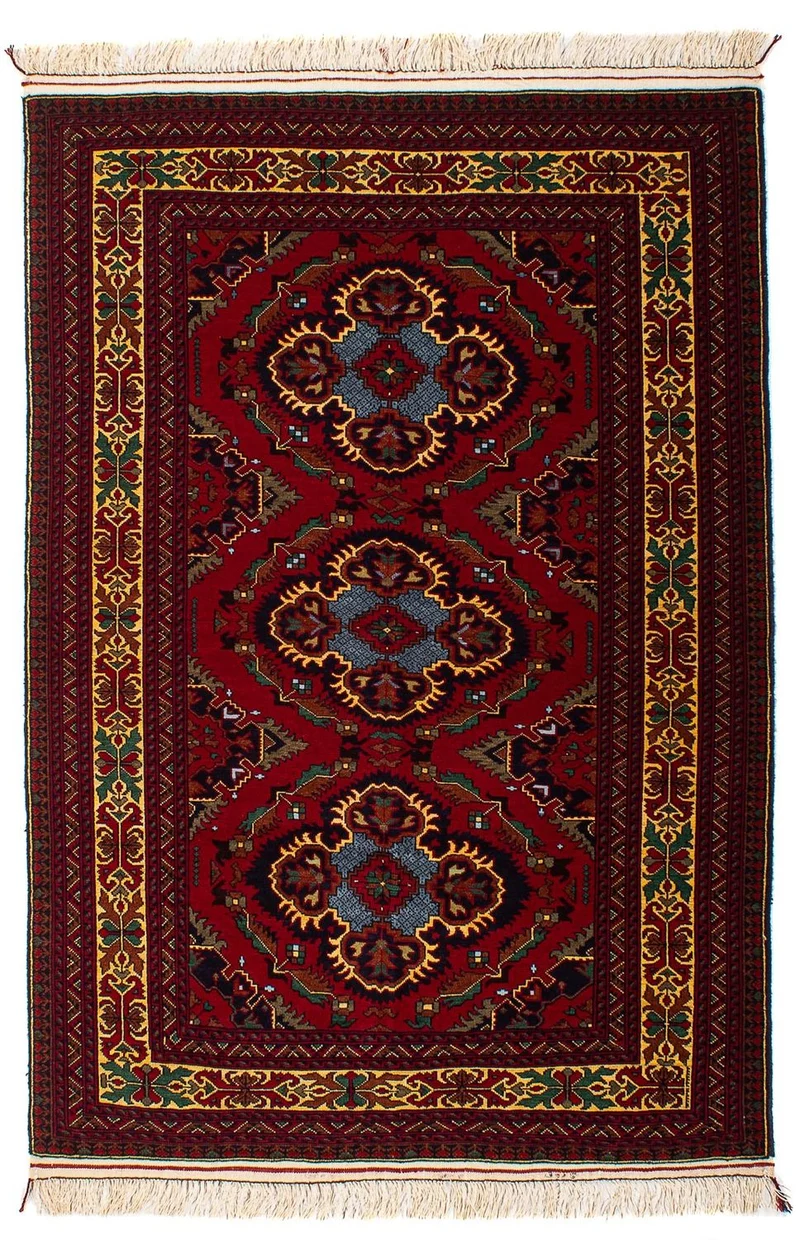 Afghan Teppich 93x145cm - Orientteppich