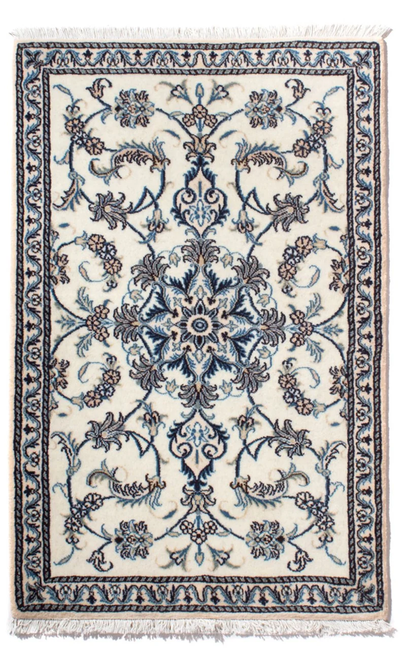 Perserteppich - Nain - 88 x 139 cm - creme