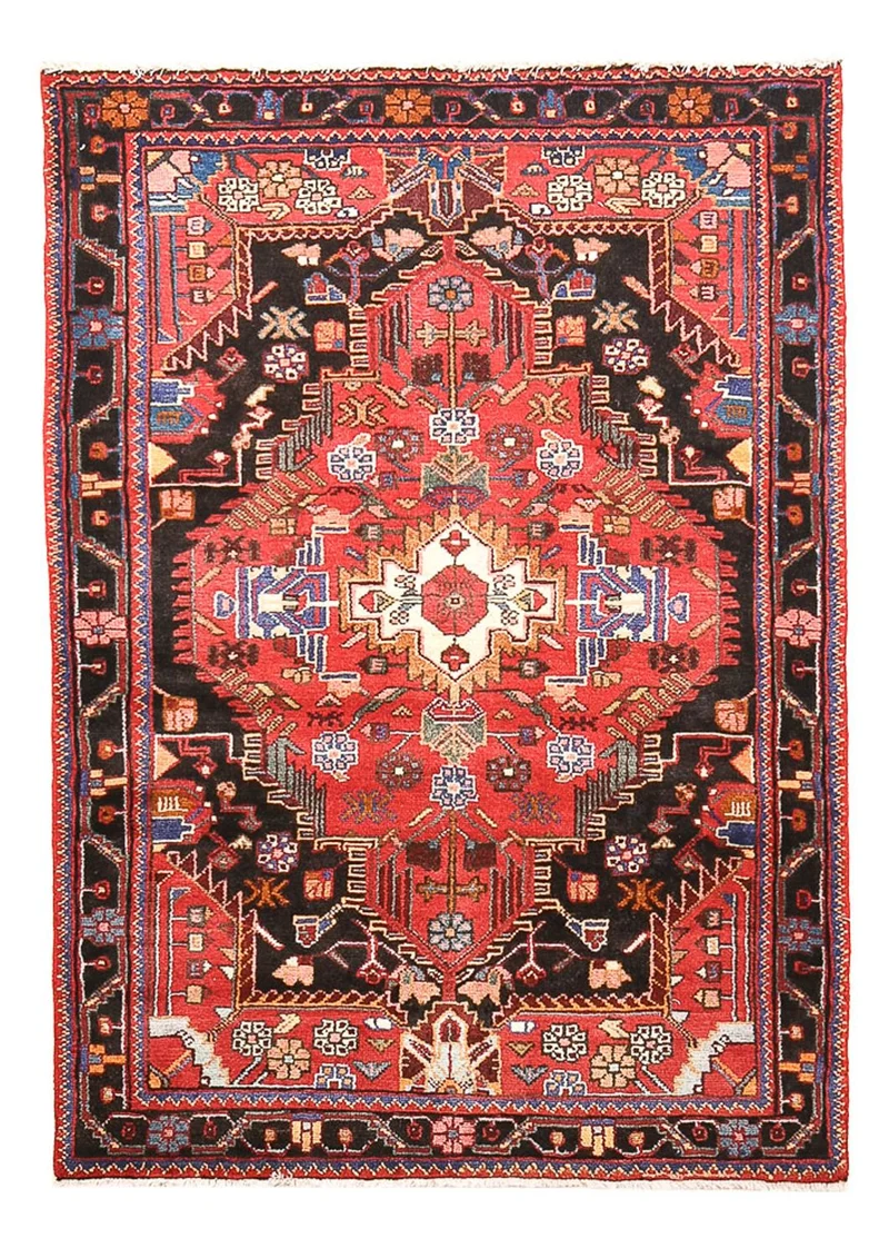 Perserteppich - Nomadic - 100 x 147 cm - rot