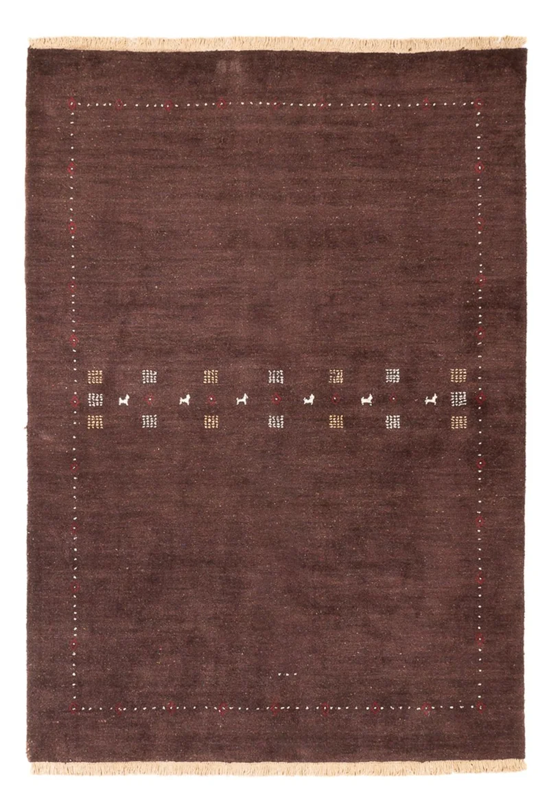 Gabbeh Teppich - Loribaft Perser - 200 x 300 cm - choco
