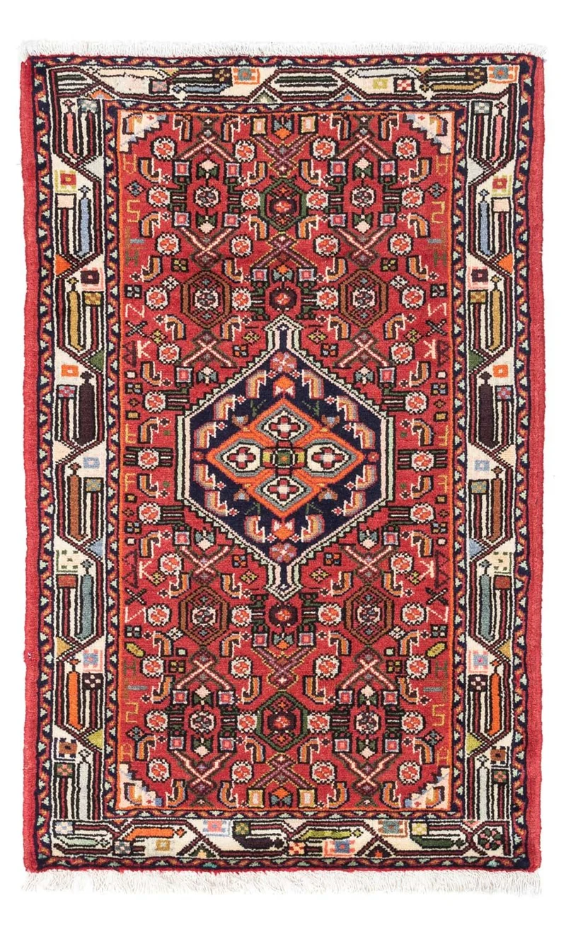 Perserteppich - Nomadic 80 x 125 cm - rot