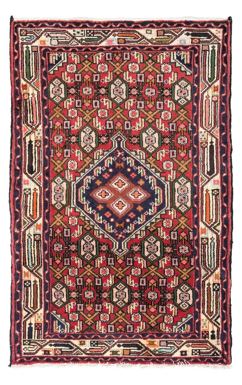 Perserteppich - Nomadic 80 x 125 cm - rot