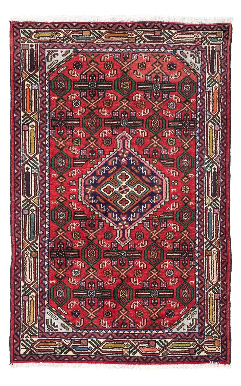 Perserteppich - Nomadic 80 x 125 cm - rot