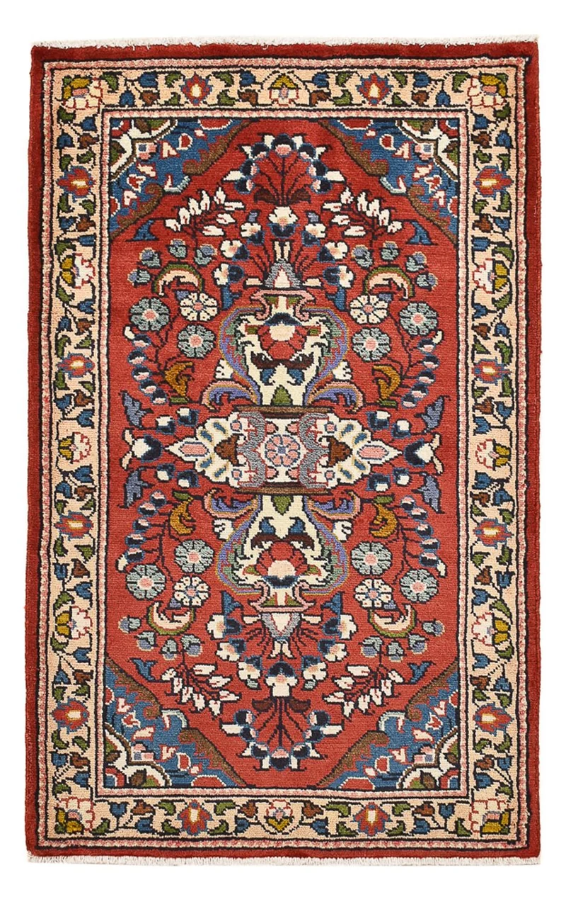 Perserteppich - Nomadic - 77 x 130 cm - rot