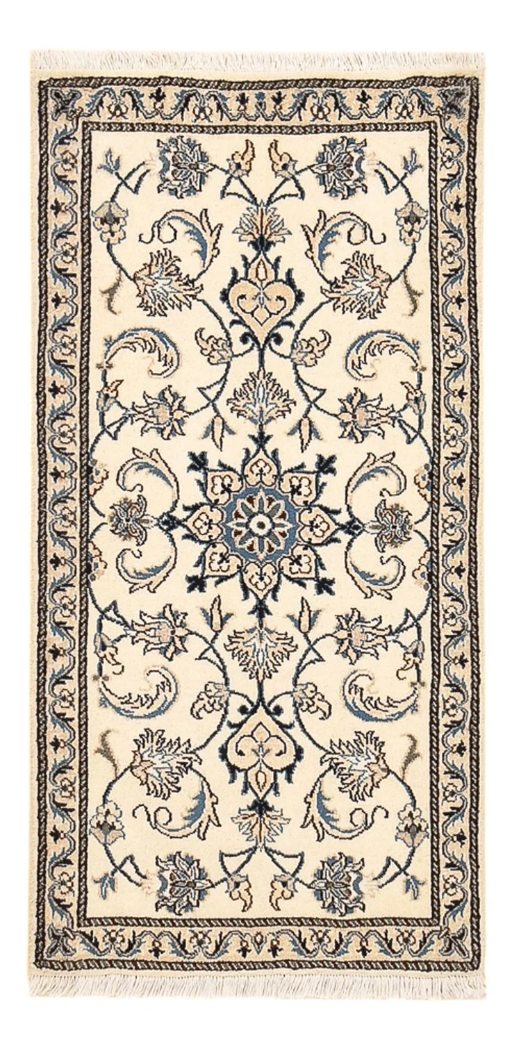 Perserteppich - Nain - 69 x 139 cm - creme