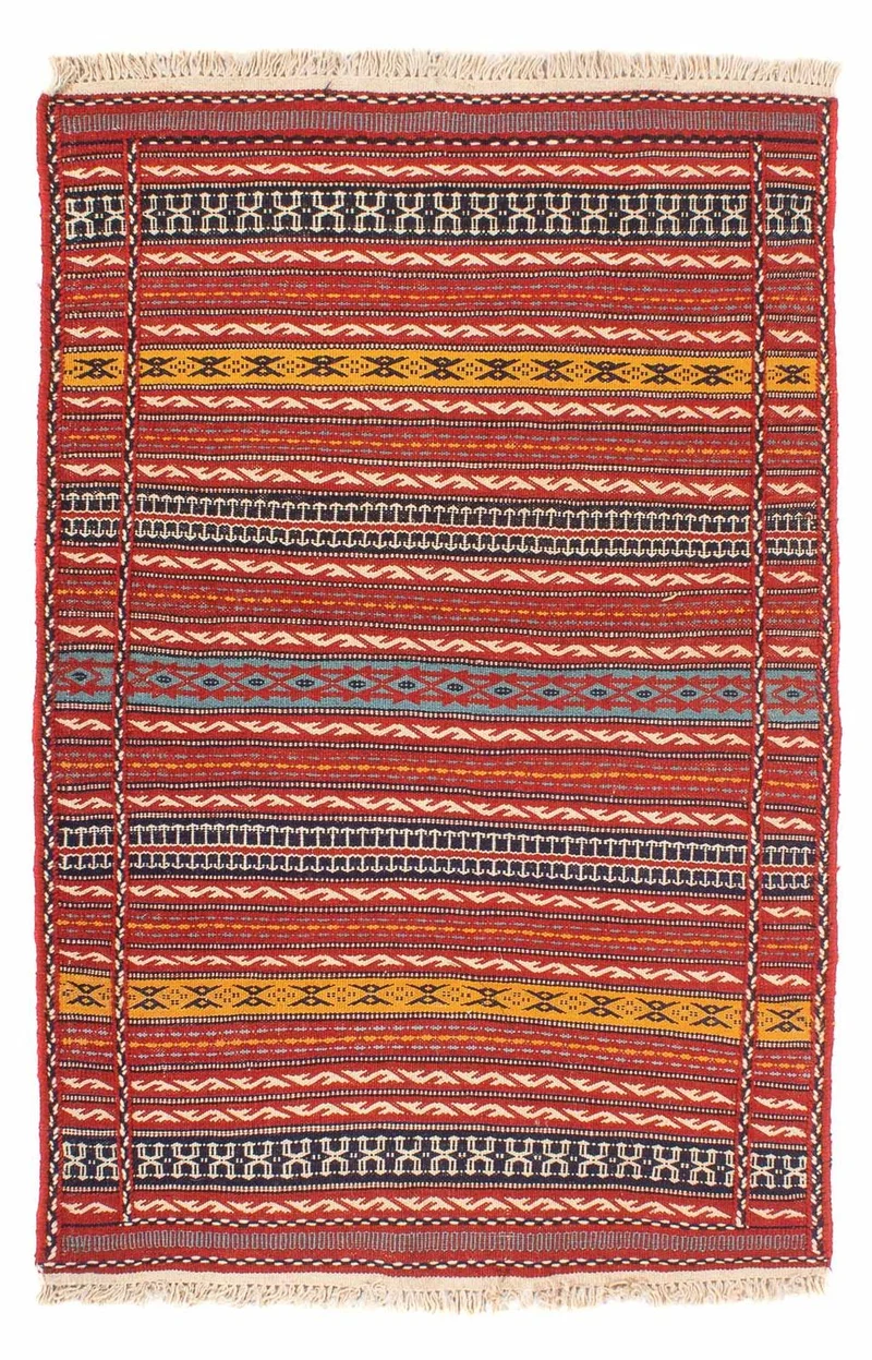 Kelim Senneh Teppich 100x150cm