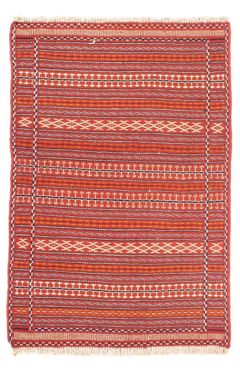 Kelim Senneh Teppich 100x150cm