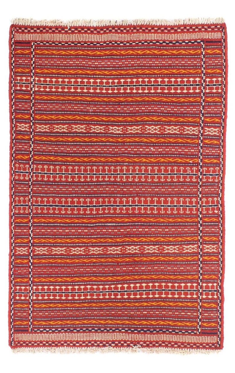 Kelim Senneh Teppich 100x150cm
