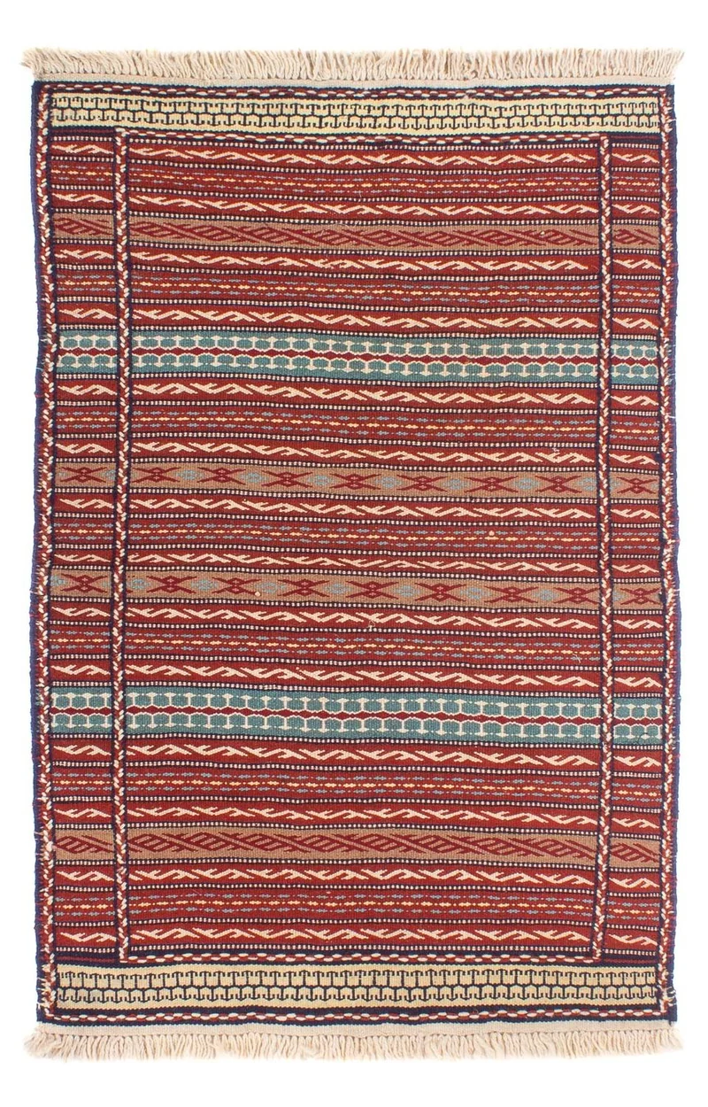 Kelim Teppich - Oriental - 100 x 150 cm - mehrfarbig