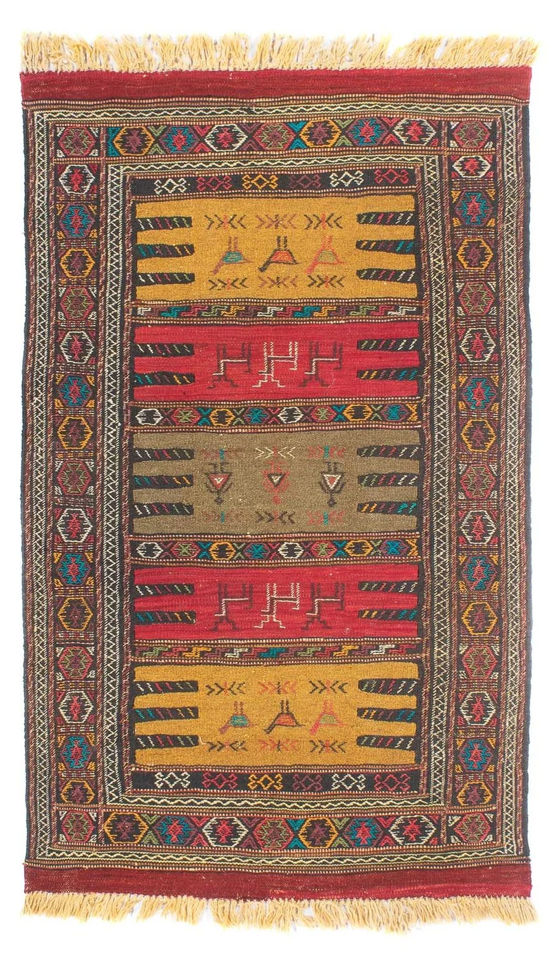 Kelim Senneh Teppich 100x170cm
