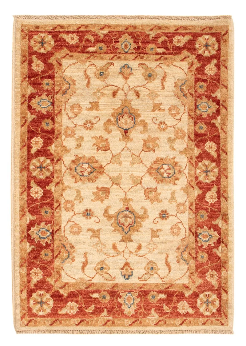 Ziegler Teppich - 62 x 86 cm - beige