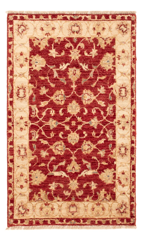 Ziegler Teppich - 60 x 90 cm - bordeauxrot